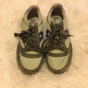 Saucony Jazz Low Pro Green Purple